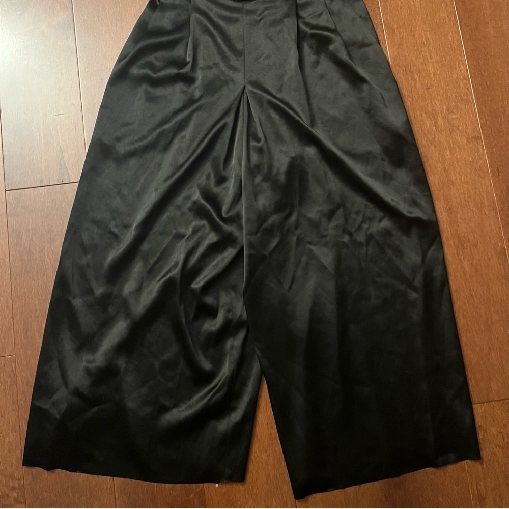 Vince Black Turtleneck Wide Leg Jumpsuit - Picture 10 of 11